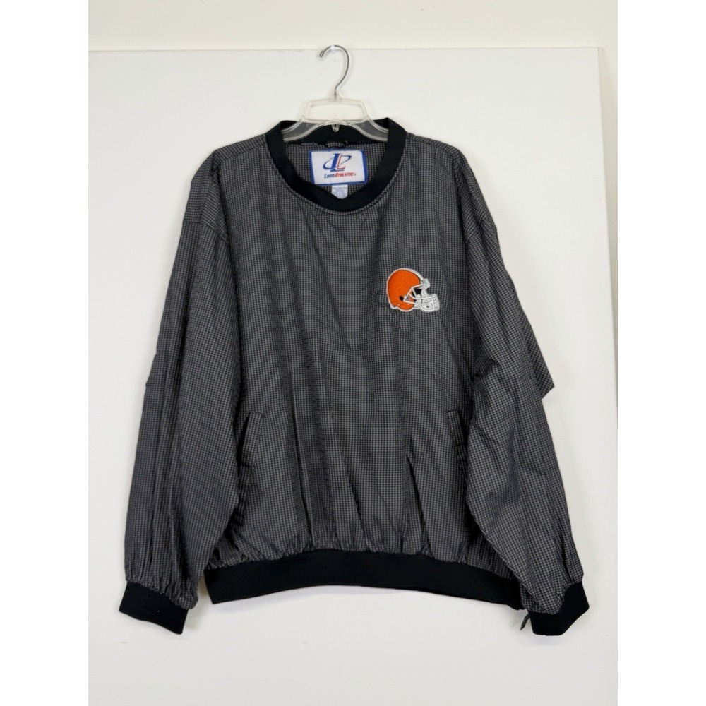 Vintage Men's Cleveland Browns pullover size XL‎  black/white Long Sleeve